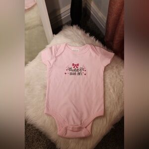 Pink Baby Onesie with Cute Print